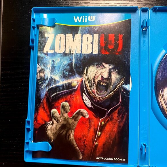 Wii U ZombiU Disc Case and Instruction Booklet 2012 Rated M Mature - Picture 6 of 6